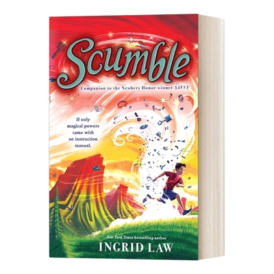 英文原版 Scumble 灵力三部曲 淡化 纽伯瑞奖作家Ingrid Law 魔幻玄幻儿童小说 儿童英语阅读提高课外读物 英文版 进口英语书籍