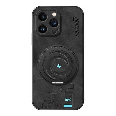 适用苹果17手机壳iphone16promax新款15/17air/13旋转支架14男款磁吸12羊巴皮11软x外壳xsmax充电皮卡8plus