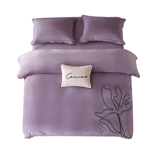 CASUCA马蒂斯生态雪兔绒四件套2026新款高端锁暖被套床单床上用品