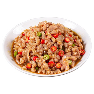 菊花爽脆肠500g猪肥肠免切半成品餐饮食材酒店特色菜冷冻爽口仔肠