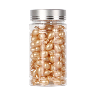 淡化细纹,弹润肌肤~120粒富勒烯胎盘素胶囊提拉紧致面部精华原液