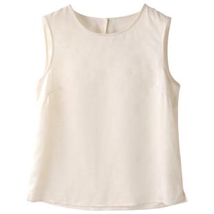 Lavinia2025春新款通勤气质立体提花肌理圆领无袖背心女E51B102R