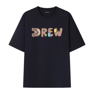 【官方正品】drew house潮流字体圆领短袖T恤 26夏男女同款