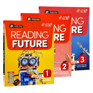 美国原版Compass少儿英语阅读教材Reading Future 综合性教材21世纪跨学科阅读综合教材 免费APP with CD-ROM学习软件少儿英语阅读