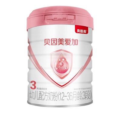 贝因美爱加3段奶粉800g*1罐