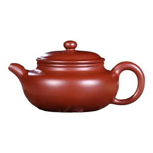 宜兴紫砂壶 手工原矿仿古壶 小仿壶系列 大红袍 紫朱泥大球孔茶壶
