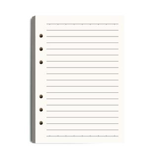 a6活页本替芯a5内页活页替芯横线笔记本可拆卸活页本6孔内芯替芯加厚网格圆点内页多功能日记本定制