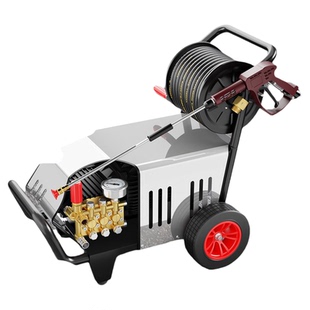 黑猫驰骋商用洗车机220v高压大功率清洗机洗车店刷车泵工业水枪抢