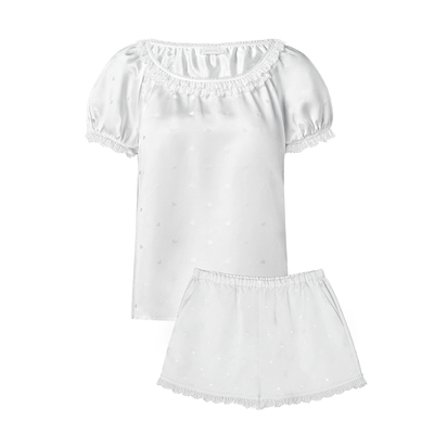 MANITO/曼尼陀Sweetie 女士桑蚕丝短袖短裤睡衣套装