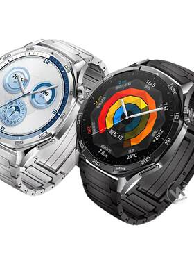 适用华为GT5手表GT6新款表带watchgt6pro流线真工字全钛腕表带watch5运动GT4智能watch4pro钛金属表链男高级