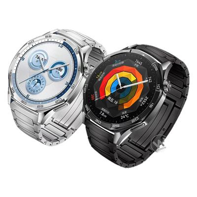 适用华为GT5手表GT6新款表带watchgt6pro流线真工字全钛腕表带watch5运动GT4智能watch4pro钛金属表链男高级