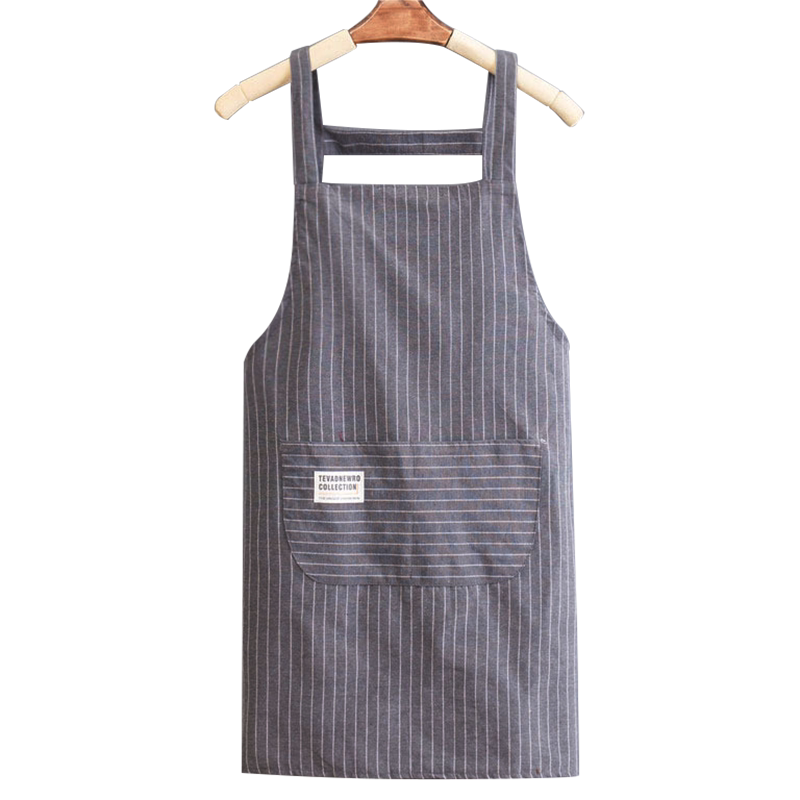 纯棉围裙工作服女可定制