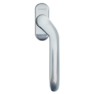 断桥铝平开窗108窗纱一体歪把手外玻璃窗户扁电解执手锁拉手配件