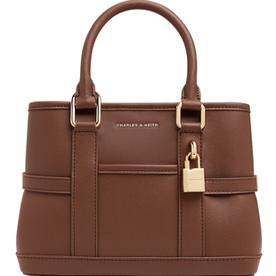 CHARLES&KEITH26秋季女包CK2-30782784气质通勤手提托特包斜挎包