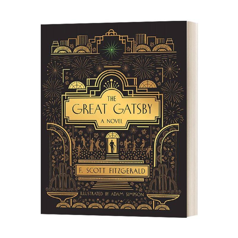 了不起的盖茨比 英文原版小说 The Great Gatsby A Novel 精装插图版 英文版 进口英语原版书籍