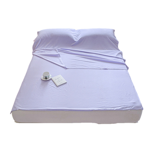 a类双层纱隔脏睡袋酒店旅行外出差便携一体式床单被套非全棉纯棉3