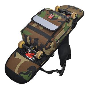 MACKAR滑板包路冲板双翘板陆地冲浪板背包滑板护具收纳包陆冲板包