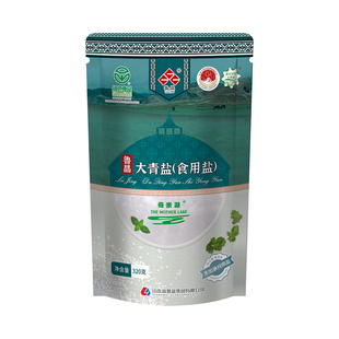 鲁晶大青盐绿色食品320g*7袋天然湖盐未加碘食用盐家用无碘