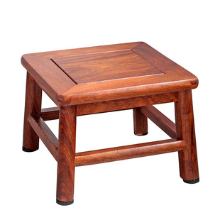 独板红木沙发底小矮凳刺猬紫檀花梨木茶几小方凳家用实木板凳高20