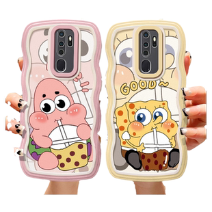 适用OPPO A11手机壳卡通日韩新款PCHM10个性软壳opopo a11x保护套oppi a11时尚可爱女生oopoa11海绵宝宝硅胶