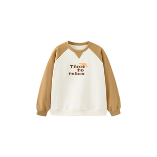 迷你巴拉巴拉亲子装母子男女童宝宝一家三口父子装软弹舒适卫衣秋