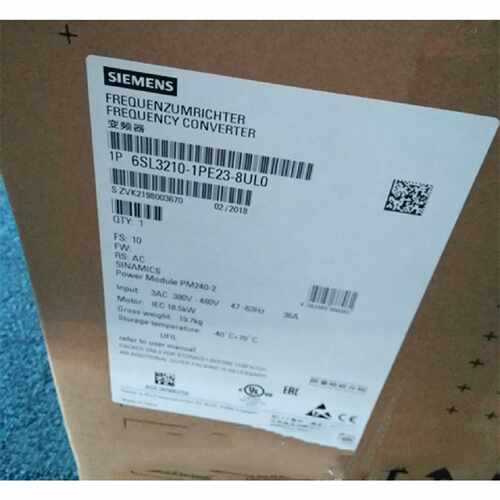 议价西门子变频器 6SL3210-1PE23-8UL0 G120系列18.5KW变频器功率