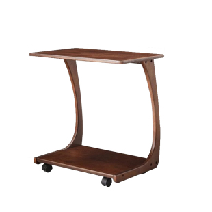 实木沙发边几柜可移动床边桌子带轮迷你茶几客厅小户型家用方角几