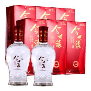 今世缘 红经典酒42度调香酒水整箱6瓶装 送礼喜宴聚餐喜酒经典