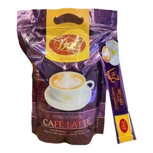 老挝原装DAO牌进口2合1丝滑紫色拿铁咖啡360克速溶黑咖啡刀牌