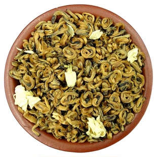 茉莉手工奶螺 阅客收茶 头春头采 茉莉小奶螺金螺花茶 云南滇红茶