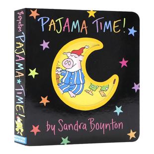 睡衣时间!英文原版绘本 Pajama Time! 晚安主题图画故事幼儿英语启蒙纸板书纽约时报畅销书作者桑德拉博因顿Sandra Boynton