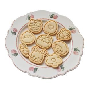 复活节小可爱兔子胡萝卜复活蛋小羊小花爪子DIY家用饼干模具