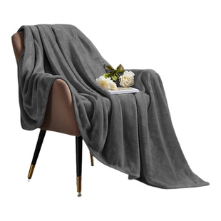 海澜之家加厚牛奶绒毛毯沙发毯子办公室午睡毯珊瑚绒沙发盖毯冬季