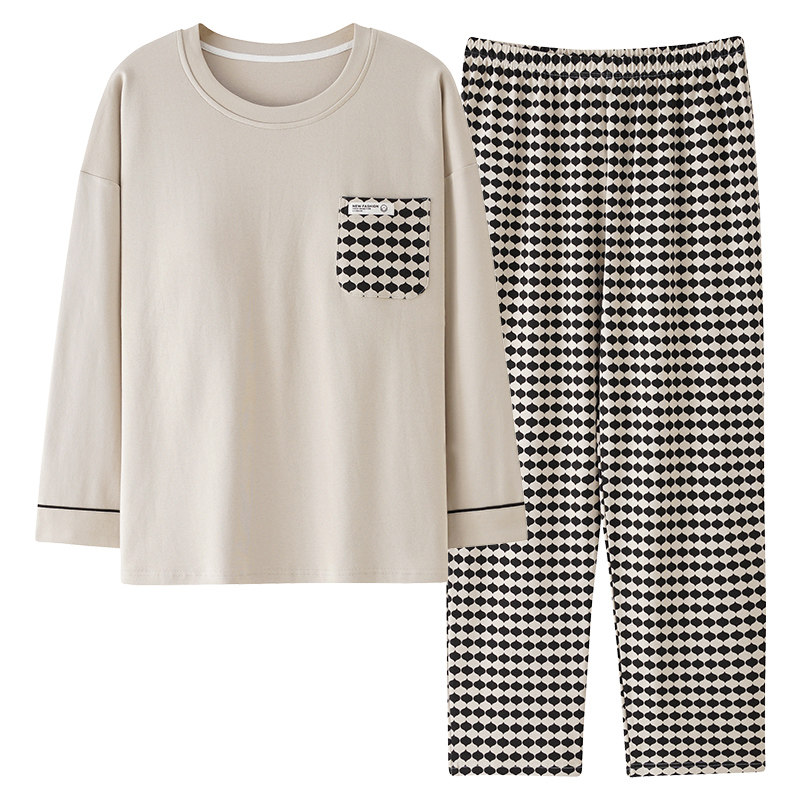 5XL超大码睡衣女带胸垫春秋季睡衣/家居服套装