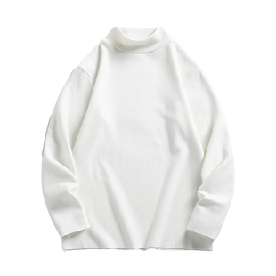 班尼路SK秋季德绒卫衣男新款百搭商务男装半高领打底衫上衣服男YS