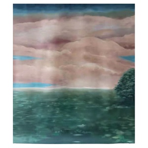 风景油画摄影背景布影楼拍摄