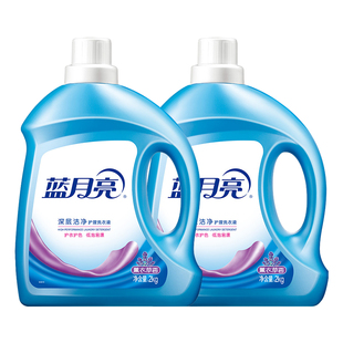 蓝月亮洗衣液3KG瓶装补充装男士留香深层洁净薰衣草留香官方正品