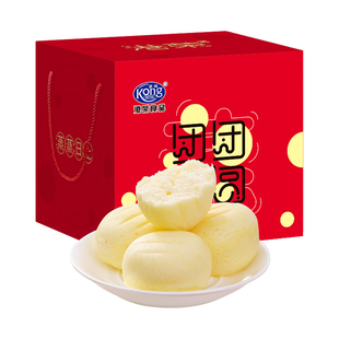 港荣奶香蒸蛋糕小面包早餐整箱零食精美年货礼盒送礼品走亲戚礼物