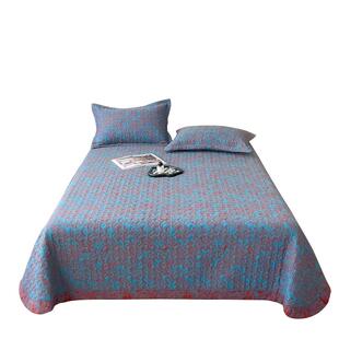 如奕新款全棉床盖单件纯棉双面高端榻榻米绗缝被双人四季通用