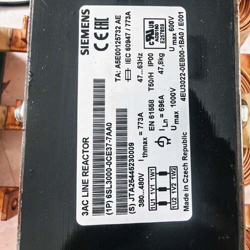 议 价电抗器6SL30000CE377AA0工业自动可 维修