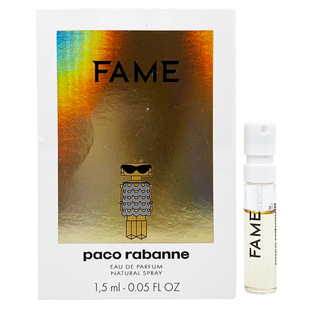 法国正品帕高Paco Rabanne Fame名誉女士持久浓香水试管小样1.5ML