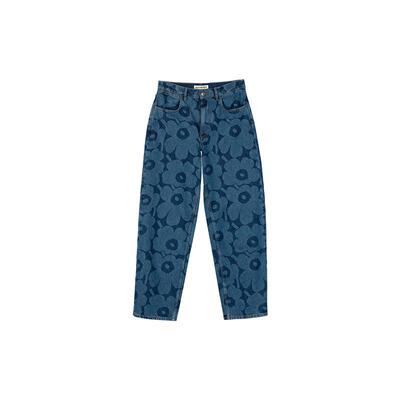 新年礼物Marimekko【Savi同款】【丹宁系列】女士中腰型牛仔长裤