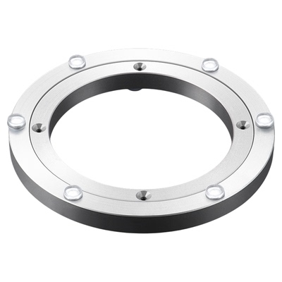 餐桌转盘铝合金底座家用大理石实木圆桌玻璃桌子转芯轴承旋转轨道