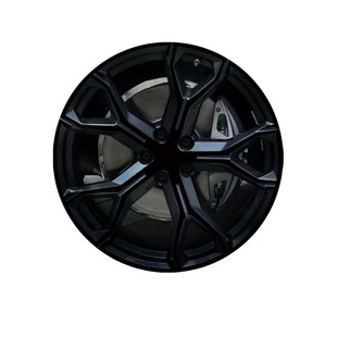 适用于奔驰EQE SUV350黑化轮毂贴中网满天星AMG 银边竖条装饰贴