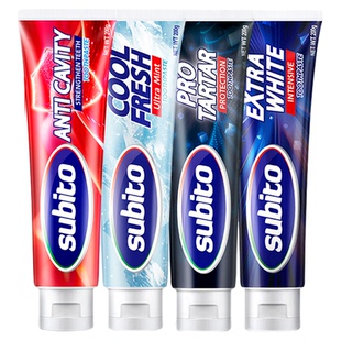 舒比拓牙膏韩国意大利进口清新口气清洁护龈健齿防蛀去口臭家用