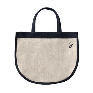 Grass&Wood进口雨露麻手拎包大容量复古法式女休闲手提袋新品韩式