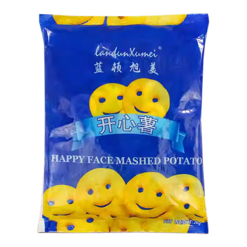 蓝顿旭美 笑脸薯饼 冷冻 薯类制品 哈哈薯饼 开心薯 土豆饼2000g