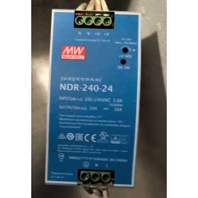 议价明纬电源NDR24024原装成色九成新有维修