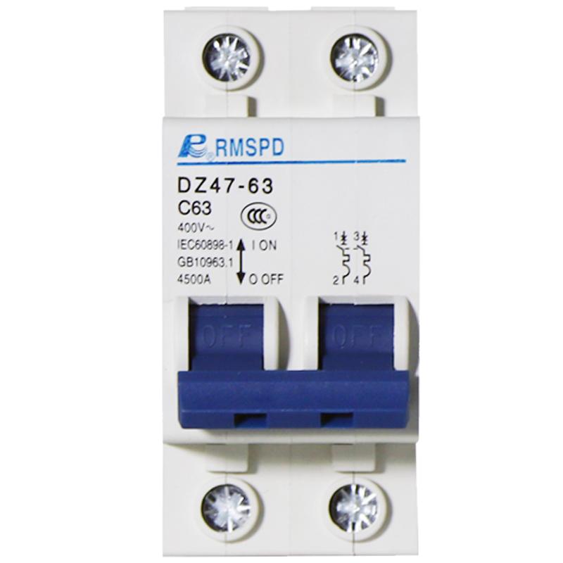 人民电气 小型断路器C型 DZ471P2P3P4P6A10A16A20A25A32A40A50A63