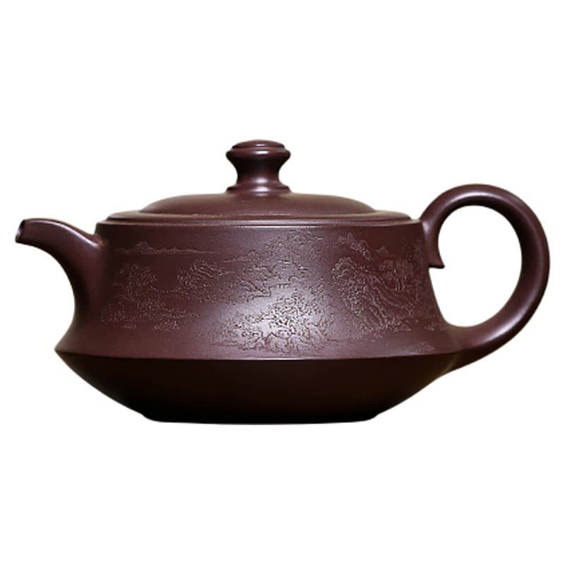 名家许小亚全手工原矿紫茄泥柱础